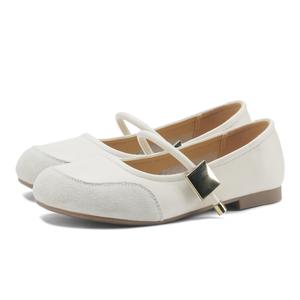 FOXER Туфли Мэри Джейн женские бежевые