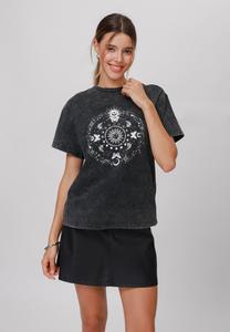 Футболка Even&Odd Print T-shirt, Black