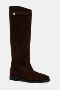 Замшевые сапоги Novi Steve Madden, коричневый
