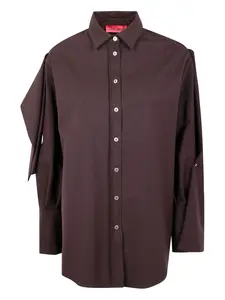 Рубашка с длинным рукавом THELATEST, коричневый