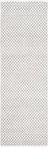 Ковер-дорожка SAFAVIEH, 69 x 214 см, Boston Collection - Grey, ручное плоское плетение из хлопка, идеально для помещений с высокой проходимостью в гостиной, спальне (BOS686F)