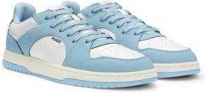 HUGO мужские кроссовки Hadrian Tenn Low Top из искусственной кожи, Open Blue