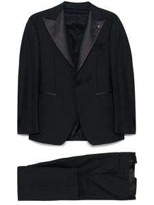 Однобортный смокинг Tagliatore, синий