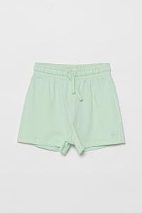 Хлопковые детские шорты United Colors Of Benetton, зеленый