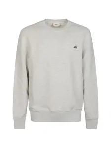 Свитшот с логотипом и круглым вырезом Autry, серый