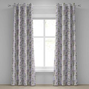 Занавеска с люверсами Abakuhaus Lavendel 2 шт, 280x245x0,5 см, фиолетовый