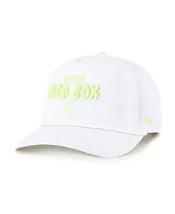Женская белая регулируемая бейсболка Boston Red Sox Bright Side '47 Brand