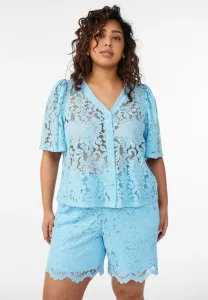 Шорты с короткими рукавами и тапочками Zizzi, Placid Blue