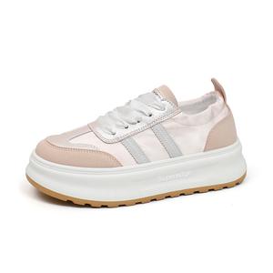 SUPEREDGE Женские противоскользящие износостойкие низкие скейтерские кроссовки Pink, цвет Pink