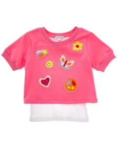 Флипдадлс Мок 2-Фер Топ Flapdoodles, розовый