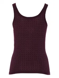 Топ без рукавов с логотипом Elisabetta Franchi, красный