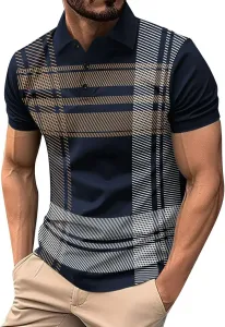 Футболка-поло с коротким рукавом и графическим принтом