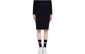 THOM BROWNE Трикотажная длинная юбка Women's Marine Blue