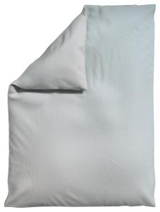 Пододеяльник из тканого атласа с эффектом градиента Mako Satin 135-140/200 см Schlafgut, розовый/светло-голубой