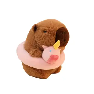 Милый плюшевый кулон с кроликом и капибарой, высота 12 см Mr. Toy