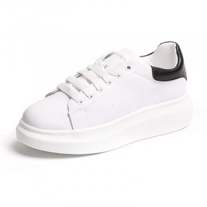 Женские черно-белые противоскользящие износостойкие дышащие низкие кеды для скейтбординга O.L