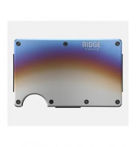 Мужской кошелек RIDGE WALLET - цвет "обожженный титан": зажим для денег The Ridge, Burnt titanium