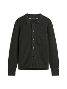 TOMMY HILFIGER Вязаный кардиган в темно-сером цвете