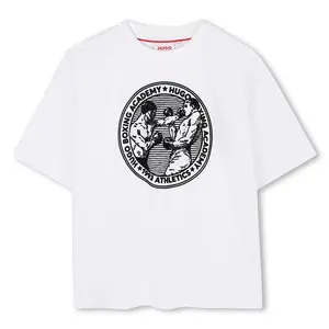 Футболка с коротким рукавом HUGO G00439, белый