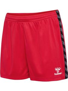 Короткие шорты Hmlauthentic Pl Shorts Woman красного цвета Hummel