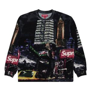 Топ Supreme Skyline Sequin Long-Sleeve Top, Night