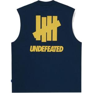 Майка-алкоголичка Unisex UNDEFEATED, синий