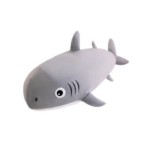 Плюшевая кукла Healing Collection Shark высотой 100 см MAOGEGE, серый