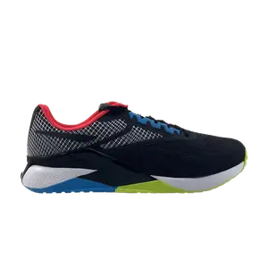 Кроссовки Reebok Nano X2 'Black Laser Lime Blue', черный