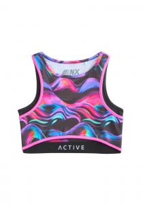 Топ Next CROP, Black Pink Wave/Pink