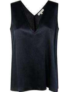 Сатиновый топ Antonelli, синий