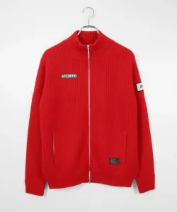 Мужская куртка из мериносовой шерсти на молнии Archivio, цвет Red(020)