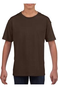 Футболка Gildan Soft Style с короткими рукавами, шоколадный