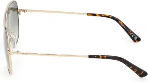 Женские солнцезащитные очки Pucci EP0229 32P, блестящие, бледно-золотистые, размер 60/11/140 Emilio Pucci
