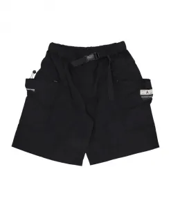 Черные шорты-карго с эластичным поясом Acupuncture, черный