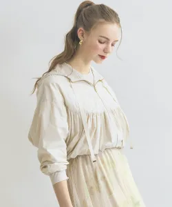 Собранная горная парка Noela, цвет Off White