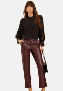 Блузка с длинными рукавами, укороченного кроя Love & Roses, Black