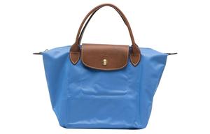 Сумка Le Pliage из полиамида маленького размера для женщин голубого цвета LONGCHAMP