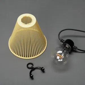 Гирлянда LED, 10 прозрачных ламп / янтарные диоды Konstsmide, черный