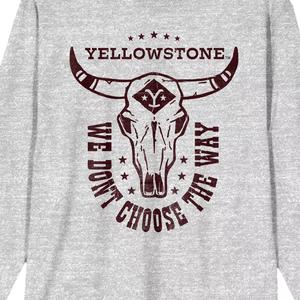 Мужская футболка Yellowstone с длинным рукавом «Мы не выбираем» Licensed Character