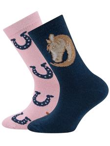 Носки EWERS Socks, цвет navy/dusky pink