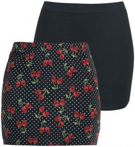 Короткая юбка Rock Rebel by EMP, черный