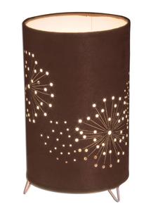 Настольная лампа "AURONA" коричневого цвета - (Д)15 см x (Ш)15 см x (В)25 см näve