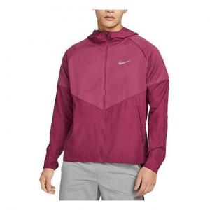 Куртка Nike Windrunner Repel Running Jacket 'Claret', красный