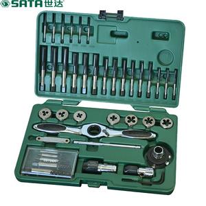 SATA 50451 Набор метчиков и матриц для крупной резьбы из быстрорежущей стали, 40 предметов