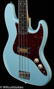 Басс гитара Fender Gold Foil Jazz Bass Sonic Blue