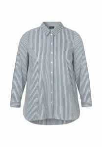 Блузка на пуговицах längsgestreift Via Appia Due, Hellblau