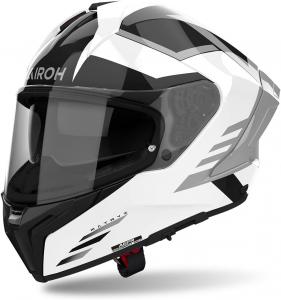 Мотоциклетный шлем Airoh Matryx Composite Carbon Fiber Full Face, Gloss Thron White