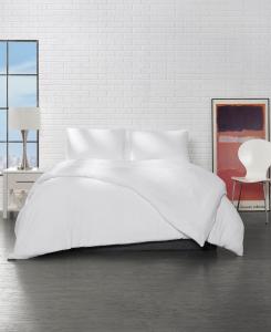 Комплект постельного белья из 3 предметов из однотонной микрофибры, размер Full/Queen Ella Jayne, White