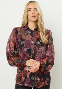 Блуза Long Tall Sally Button-down blouse, Black