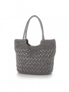 cachecache / Вязаная сумка из металлического шнура